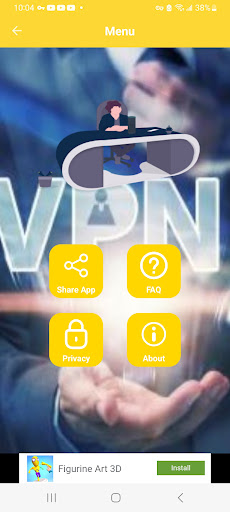 SECURE VPN Screen 2