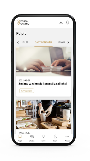 Android application Portal Gastro screenshort