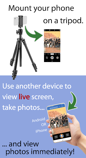 Android application Camera Remote with Live Screen screenshort