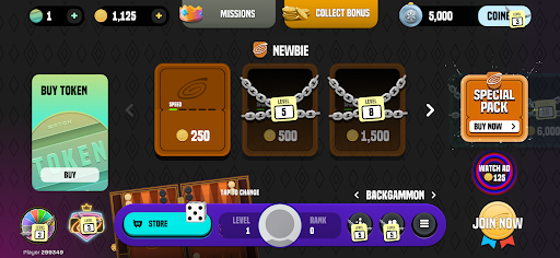 Android application Backgammon GG - Play Online screenshort