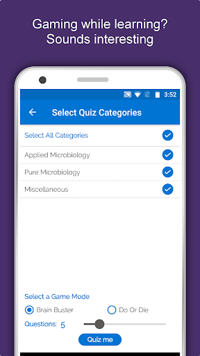 Screenshot of Microbiology Dictionary App