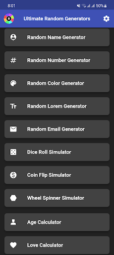 Random Generators Ultimate