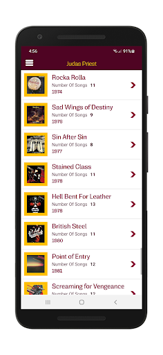 Judas Priest Lyrics Wallpaper Screen 2