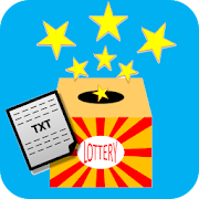 Lottery from text file  Icon