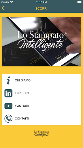Android application Lo Stampato Intelligente screenshort