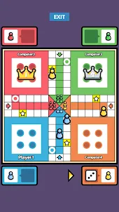 Ludo Dice King: 1 2 3 4 Player
