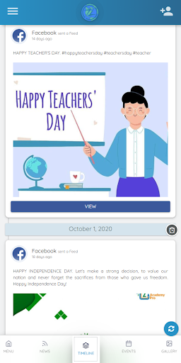 Android application KINGDOM LAUREATE SCHOOL screenshort
