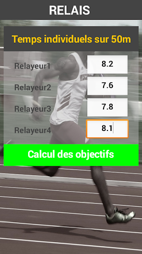 Android application Relais vitesse EPS screenshort