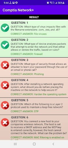Comptia Network + Pro Screen 3
