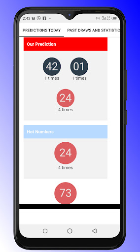Android application Lotto 2sure & winning numbers screenshort