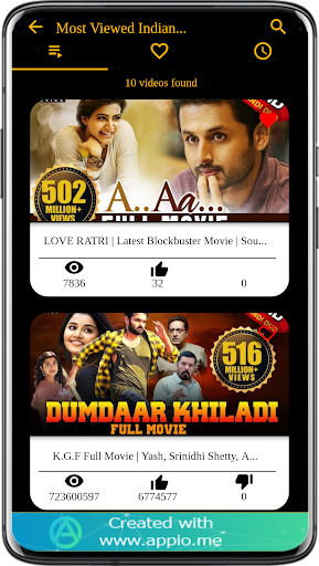 Most Popular Indian Movies