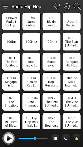 Android application Hip Hop Radio FM AM Music screenshort