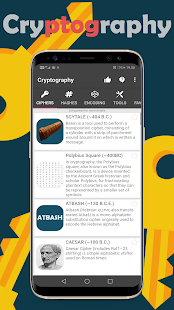 Cryptography - Collection of ciphers and hashes Screenshot
