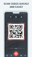 screenshot of QR code & barcode scanner, reader, generator