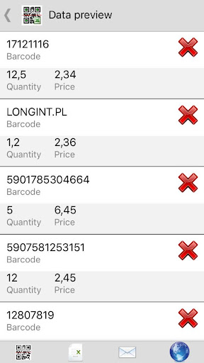 LoMag Barcode Scanner 2 Excel screenshot 5