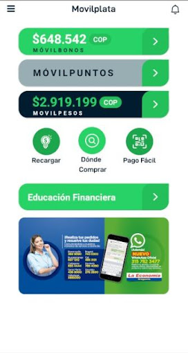 Movilplata Screen 2