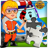 Kids Puzzle Robot Car icon