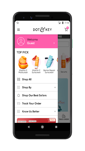 Dot & Key Skincare Shopping Screen 2
