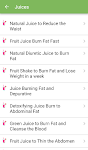 screenshot of Weight Loss Juice
