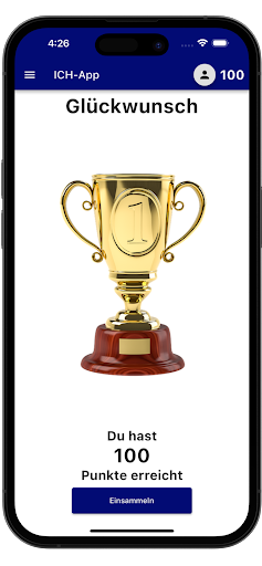 Android application ICH-App screenshort