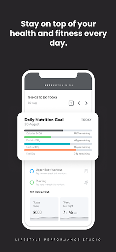 Baseck Training App Screen 2