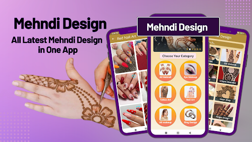 Mehndi Design 2024 makeup