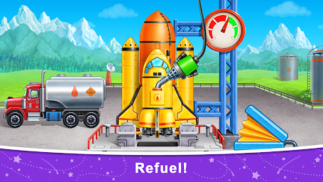 Spaceship, rocket: kids games