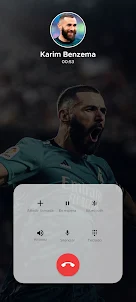 Videollamada con Karim Benzema