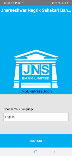 Android application JNS Bank mPassbook screenshort