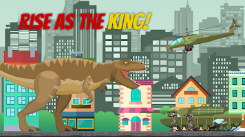 screenshot of Hybrid T-Rex: City Rampage