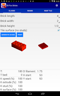 3D Fox Bricks
