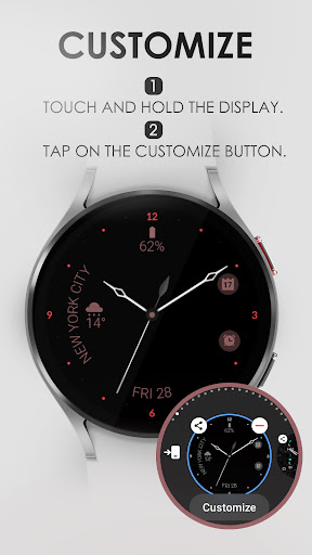 Minimal black v22 watch face