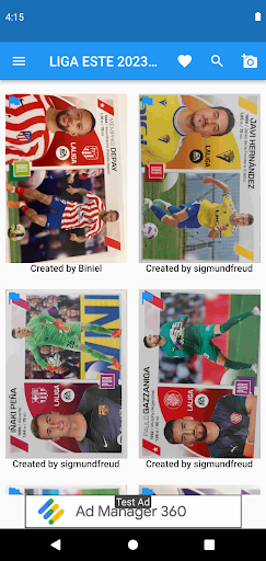 Change collections and sticker Screen 2