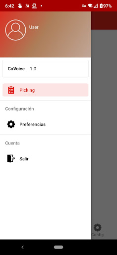 Android application CoVoice screenshort