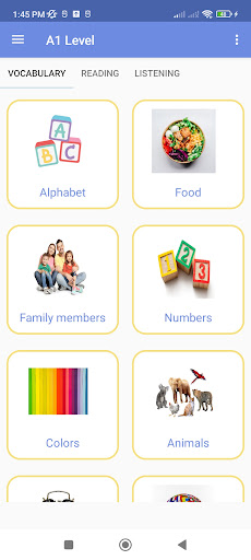 Android application Speaky screenshort
