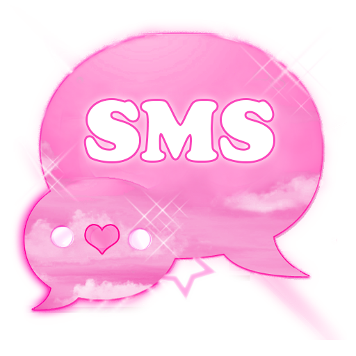 Pink Clouds Theme GO SMS Pro logo