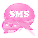 Pink Clouds Theme GO SMS Pro icon