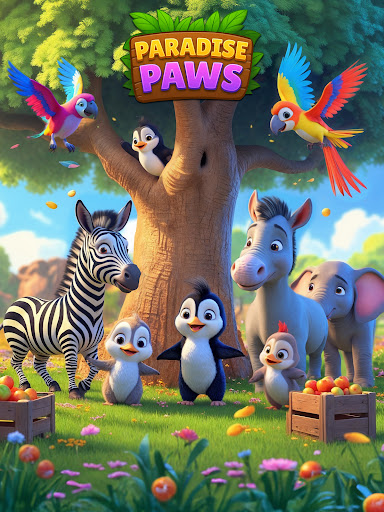 Paradise Paws: Merge Animals 16