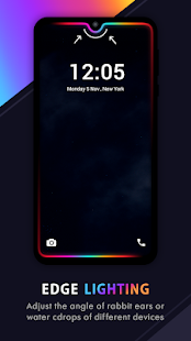 Скачать игру Edge Lighting Colors - Rounded colors borders для Android бесплатно