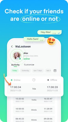 WaLastseen: Chat App trackerのおすすめ画像1