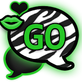 GO SMS THEME/GreenZebracpk icon