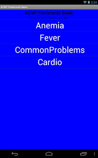 ACNP Flashcards Basic