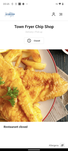 Android application Town Fryer Chip Shop screenshort