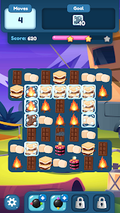 Marshmallow Match S'mores Rush