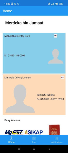 Android application M-E screenshort