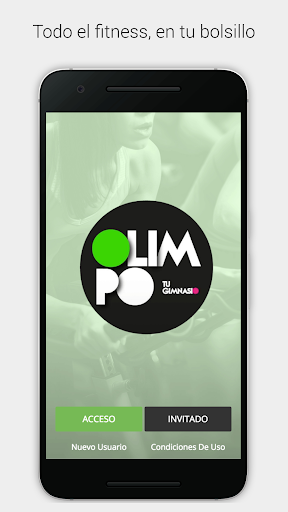 Android application Gimnasio Olimpo screenshort