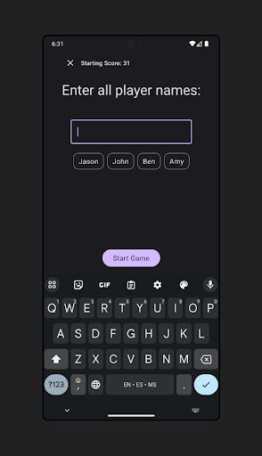Toads: Virtual Scoreboard Screen 3