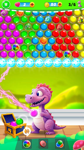 Dinos Rescue : Aim Bubbles Pop Screenshot