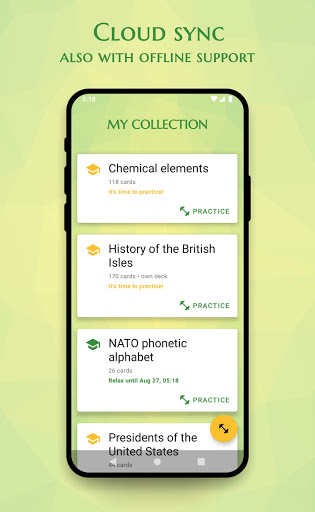 FlashDex - enjoy flashcards Screen 2