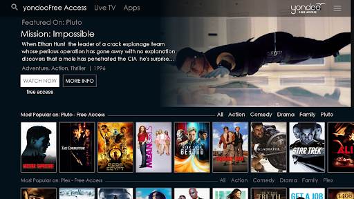Android application yondoo Access screenshort